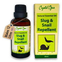 Makes 12+ Litres of Slug & Snail Repellent Spray. Tried & Tested Concentrated Blend. Ultra-Effective,100% Natural Safe Deterrent from Essential Oils