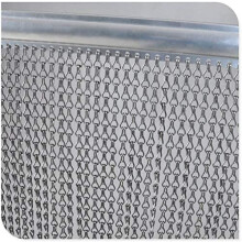 Chawniao 90cm x 200cm Premium Aluminium Fly Door Chain Curtain for doorways, Fly Screens Metal Insect Screen Blinds