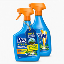 Xtra Fast Weedkiller Spray – Pack of 2 x 1L Ready-to-Use Fast Acting Weed Killer, Visible Results in 3 Hours, Biodegradable Formula. Ideal for Patio