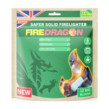 FireDragon - Natural & Eco-Friendly Firelighter Solid - BBQs, Firepits, Ethanol