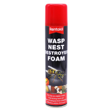 Rentokil PSW97 Wasp Destroy Foam Aerosol 300ml