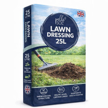 Pelle & Sol 25L Lawn Dressing Compost – Lawn Top Dressing Soil Sandy Loam – Lawn Levelling Soil, Overseeding & Lawn Repair – Top Soil for Grass