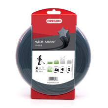 Oregon Star Shaped 2.4mm Strimmer Line with Aluminium Particles, Tackles Long Grass, Weeds & Thick Vegetation, Professional Heavy Duty Strimmer Wire,