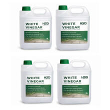 Natural White Vinegar 4x5L (20L Total) – Extra Strong Acetic Acid Formula for Ga