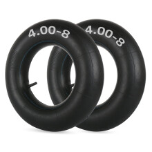 GICOOL 4.80/4.00-8 Replacement Inner Tube, 2 Pack with TR-13 Valve Stem, Heavy Duty, for Hand Truck Wheelbarrow Garden Utility Wagon Go Cart Lawn Mow