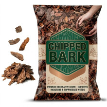 50 Litre Multi-Functional Decorative Wood Chipped Bark For Gardens, Borders, Paths & Landscaping (1 Bag (50 Litre))