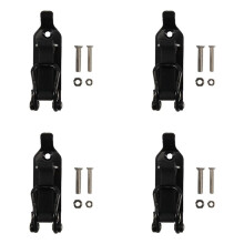 4Pcs Tool Fixing Bracket Wall Mounting Bracket Shovel Ax Quick Release Clamp Shovel Bracket for Car RV Boat Black