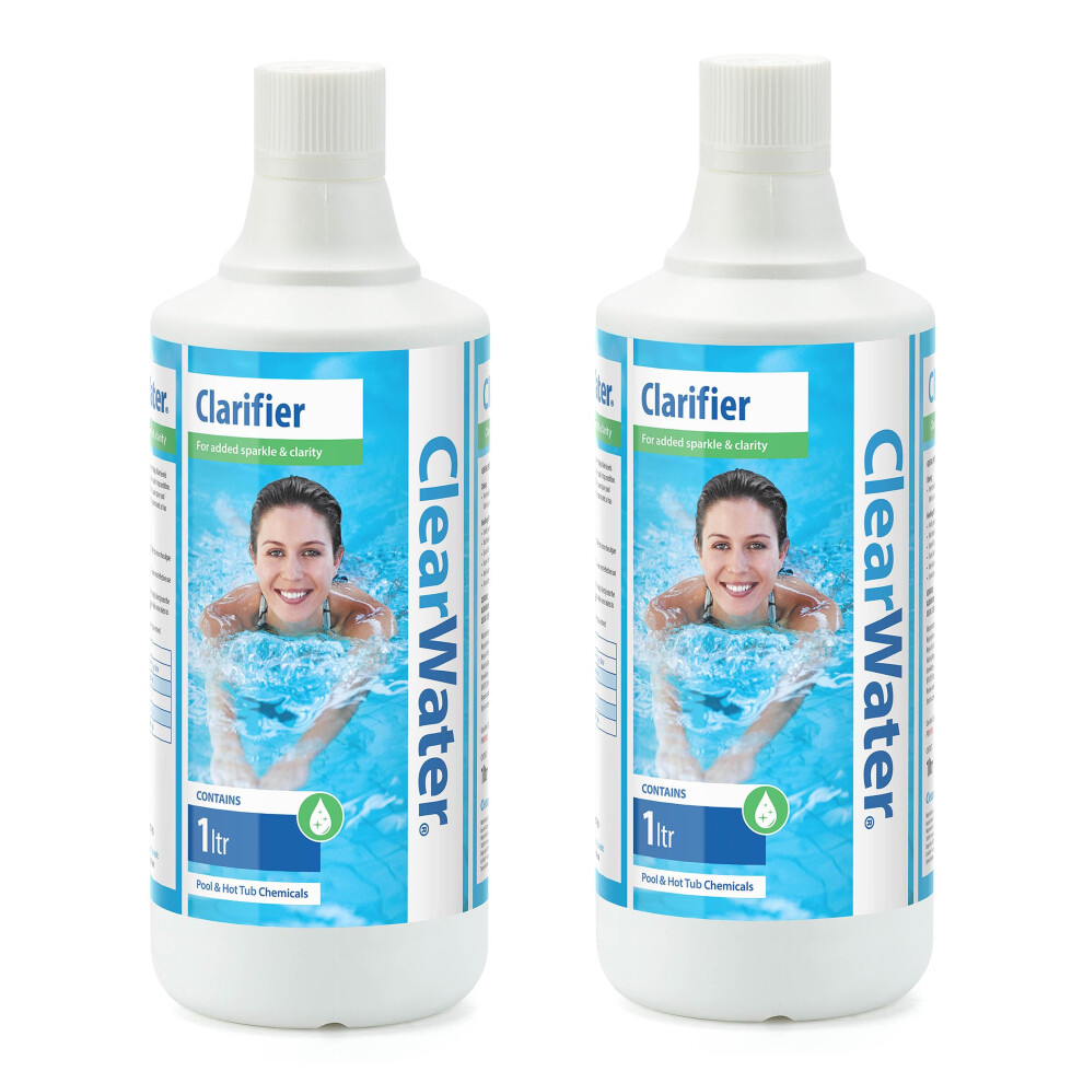 Clearwater Water Clarifier For Hot Tub Spa And Swimming Water Treatment For Pristine Crystal Clear Water, 2 Litre