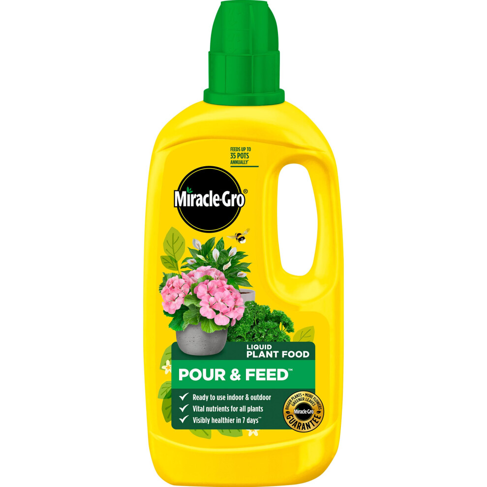 Miracle-Gro Pour And Feed Liquid Plant Food, 1L
