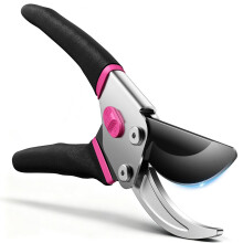VOTREK Bypass Garden Secateurs, 8.5" Professional Pruning Shears, Heavy Duty Hand Pruners Gardening Scissor for Fresh Branch Plant Flower Bonsai,