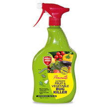 Provanto Ultimate Fruit and Vegetable Bug Killer, 1L - Fast Acting Bug Spray - 2 Weeks Protection for Fruit and Vegetable Plants - Contact Insecticid