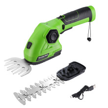 WORKPRO 2 in 1 7.2V Cordless Hedge Trimmer & Grass Shear with Lithium-Ion Batter