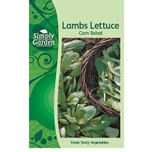 Simply Garden Lambs Lettuce Corn Salad Fresh Vegetable Leafy Seeds Grow Your Own Garden