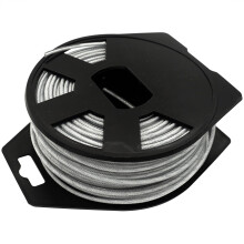 Zeqeey Heavy Duty Nylon Coated Steel Metal Trimmer Line Rope 2.4 mm x 43 m, Univ