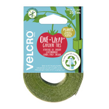 VELCRO 25 1WRAP PLANTTIE 1.2X20CM, Green