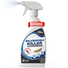 Silverfish Killer Spray - 500ml Silverfish Repellent for Indoor and Outdoor Use - Rapid-Action, Lasting Protection & Stain-Free Fo