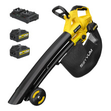 Leaf Blower and Vacuum,40V Cordless Leaf Blowers with 8000mah batteries,3-in-1 L