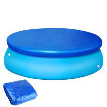 PLULON 8Ft Round Pool Cover - Dust Protector for Inflatable Family Swimming Pool