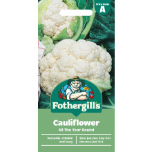 Fothergill's Cauliflower All The Year Round, Vegetable Seeds, 200 Seeds, Sow: Ja