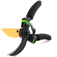 8.5 Premium Titanium Garden Secateurs - Professional Bypass Pruning Shears for Plants, Hedges, and Flowers