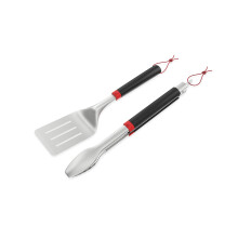 Weber grill set/two-piece, consists of grill tongs & turner, comfortable handle, dishwasher safe (3401326)