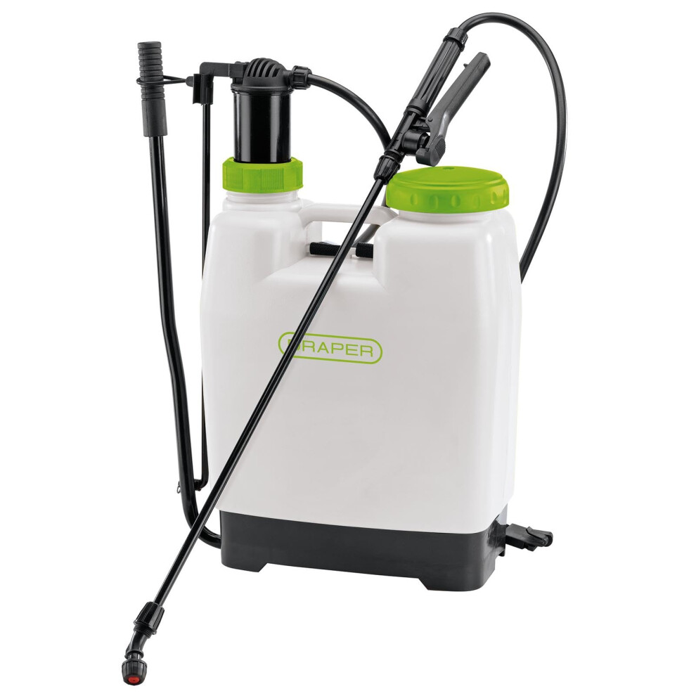 Photos - Other Garden Equipment Draper Knapsack Garden Sprayer 12L | Backpack Pump Action Pressure Sprayer | Weed Killer Pump Sprayer | Patio Cleaner | 6305 