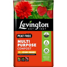 Levington PEAT FREE Multipurpose Compost, 40 Litres, Brown