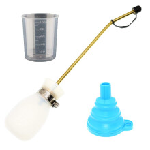 BITEYI Pest Control Bulb Sprayer Handheld Pesticide Diatomaceous Earth Powder Duster With Long Copper Tube Easy-to-Use To Get Rid of Bugs & Pests (Wh