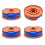 JAMSSOW 4 Pcs Replacement Strimmer Spool Compatible with WX100,Autofeed Nylon Sp 1