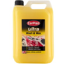 CarPlan POL102 Car Wash Shampoo and Wax Protective Layer 5L Ph Neutral 5 Litre Detailing Cleaner Care Vehicle Cleaning Soap - Remove Dirt Road Grime