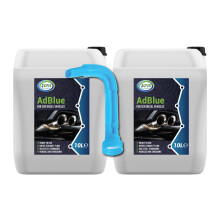 JOVS AdBlue 2 X 10 Litre with Spout – Diesel Exhaust Fluid Additive for SCR-Equipped Vehicles - Crystal Clean Diesel Treatment Fluid, ISO 22241 Comp