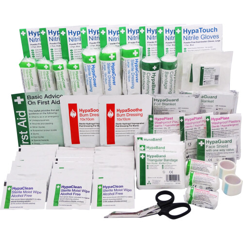 Safety First Aid Group British Standard First Aid Refill, Medium 25-100 Persons