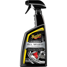 Meguiar's Ultimate All Wheel Cleaner Iron Remover 709ml, Changes Colour as it Cleans! - G180124EU, Brown,Purple