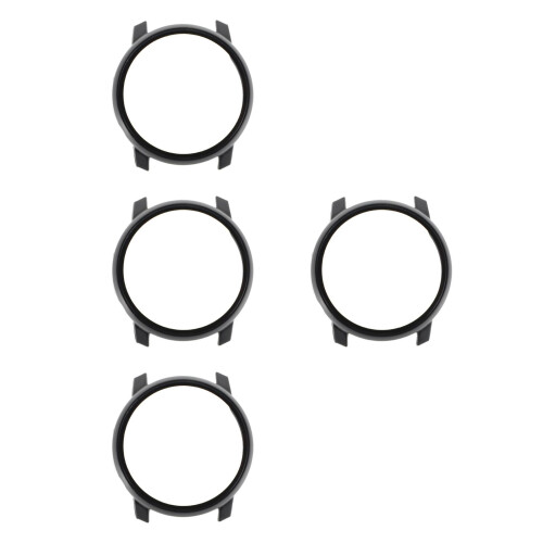 4St Zwarte Smartwatch Case PP Waterdichte Screen Protector Bescherming 2