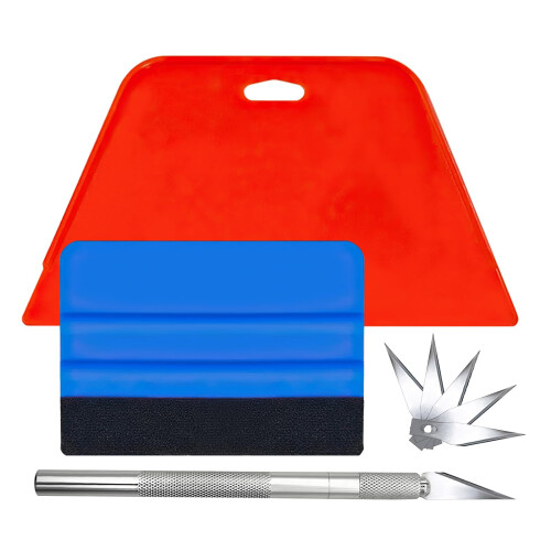 8 Pcs Vinyl Wrap Tools Kit, Wallpaper Smoother Tool for Peel and