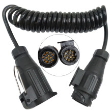 3m 13 to 13 pin Trailer Extension Cable Caravan Extension Adapter Cable Lead Connection 13 Pin Electrical Wiring Cable Connector for RV Caravan Trail