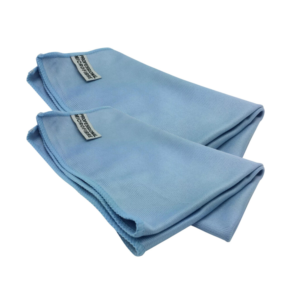 Tek Automotive Twin Pack Large Microfibre Glass Cleaning Cloths Â Streak-Free, Lint-Free, Durable 40X48cm Â Car Window Cleaner, Glasses Cleaner, M 5001376956354