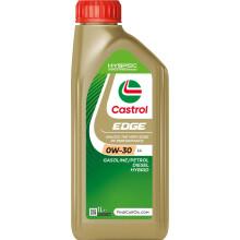Castrol EDGE 0W-30 LL Longlife, Advanced Fully Synthetic Engine Oil, Meets ACEA C3 Specifications, 1L
