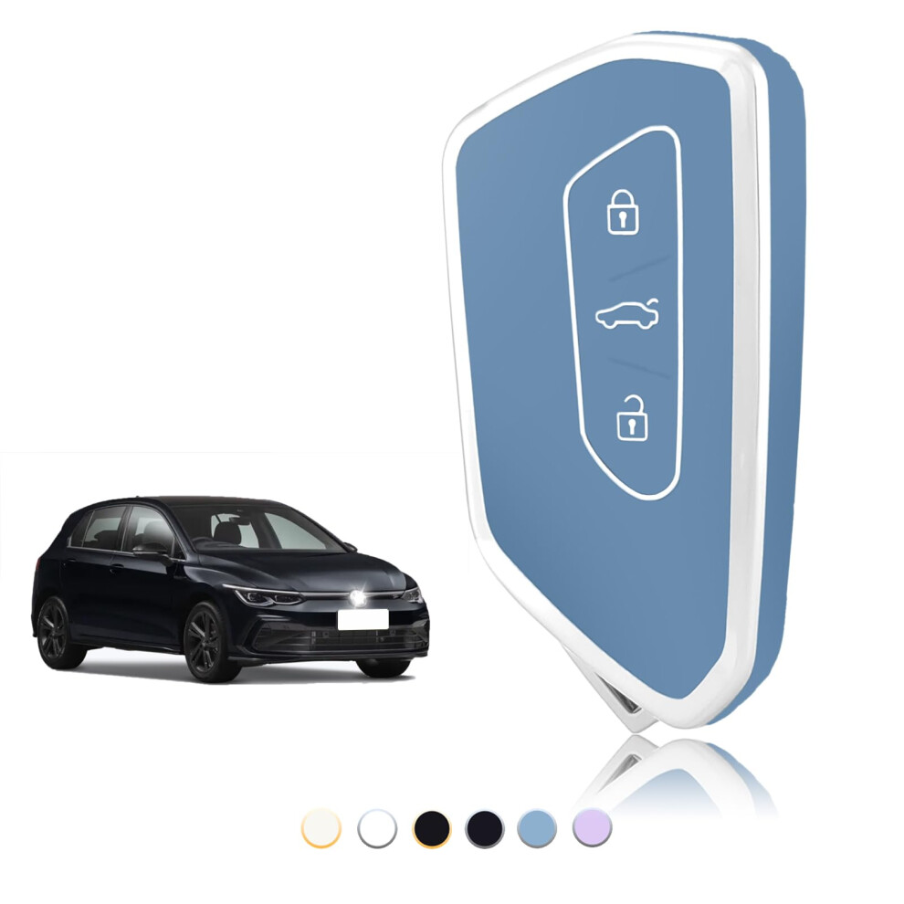 Toomume Car Key Cover Tpu, Car Key Case Fit For Vw Volkswagen Golf 8 Mk8 Cupra Born Formentor Seat Leon Mk4 Ateca Tarraco Skoda Octavia 8, Protective 7795828868460