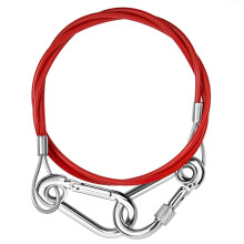 Wlleoaa Caravan Breakaway Cable, Heavy-Duty Trailer Breakaway Cable with Carabiner, Caravan Accessories, Easy Quick Fit Break Away Cables, Quick Fit