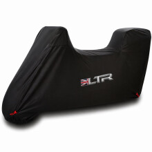 XXL Motorbike Cover Top Box by LTR | 300D Waterproof Rain Motorcycle Covers for Outdoor Scooter Moped Storage | Thicker Heavy Duty Vented Bike Access