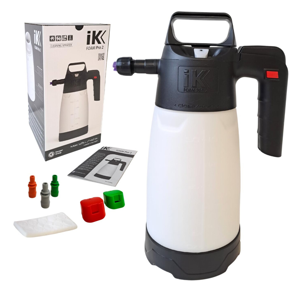 Ik Foam Pro 2, Professional Foam Sprayer, And 42 Oz Black/White 8602269806311