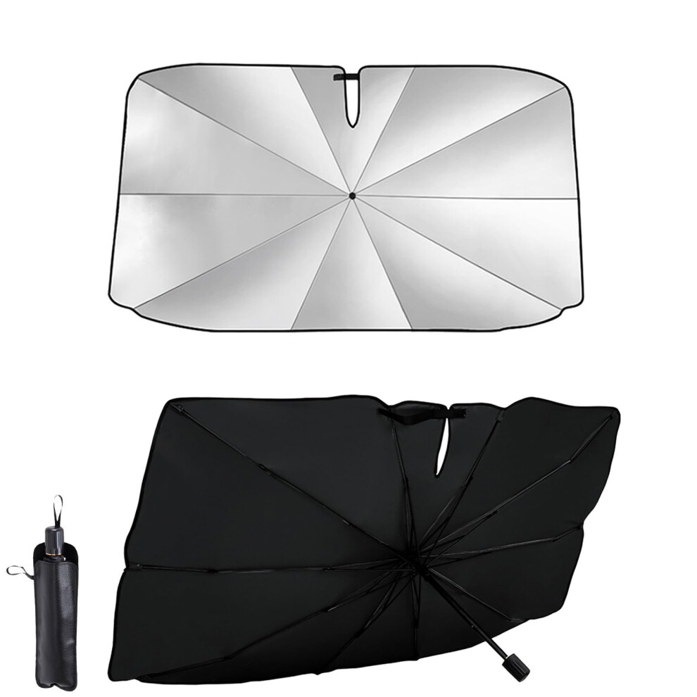 Car Windshield Sun Shade Umbrella, Foldable Windscreen Sunshade 360 5007229188729
