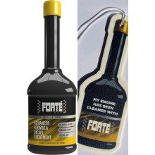 Forte Advanced Formula Diesel Treatment Cleaner Car Fuel 400ml with Free Car Air Freshener, Lowers Emissions, Reduces Black Smoke Emissions, Maintain