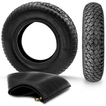 Equimed 4.80/4.00-8 Wheelbarrow Tyre & Inner Tube | Straight Valve Stem | Carts,