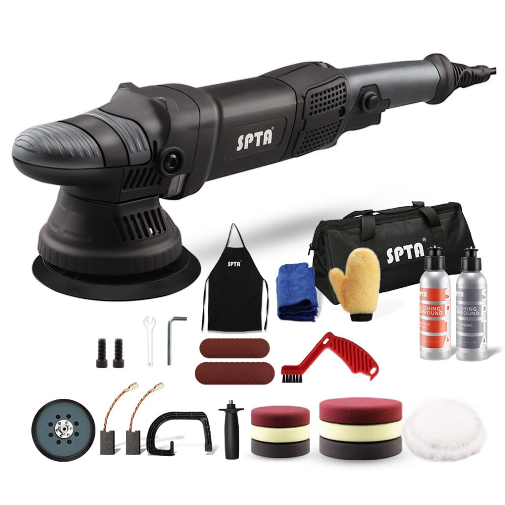 Buffer Polisher, Spta 5-Inch 125Mm Dual Action Random Orbital Car 5008238574459