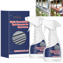 VLUVLA 2PCS Rust Remover for Metal, Fast-Acting Rust Removal Spray, Anti-Rust Converter for Steel, Iron & Tools, Easy to Use Rust Remover for Cars &