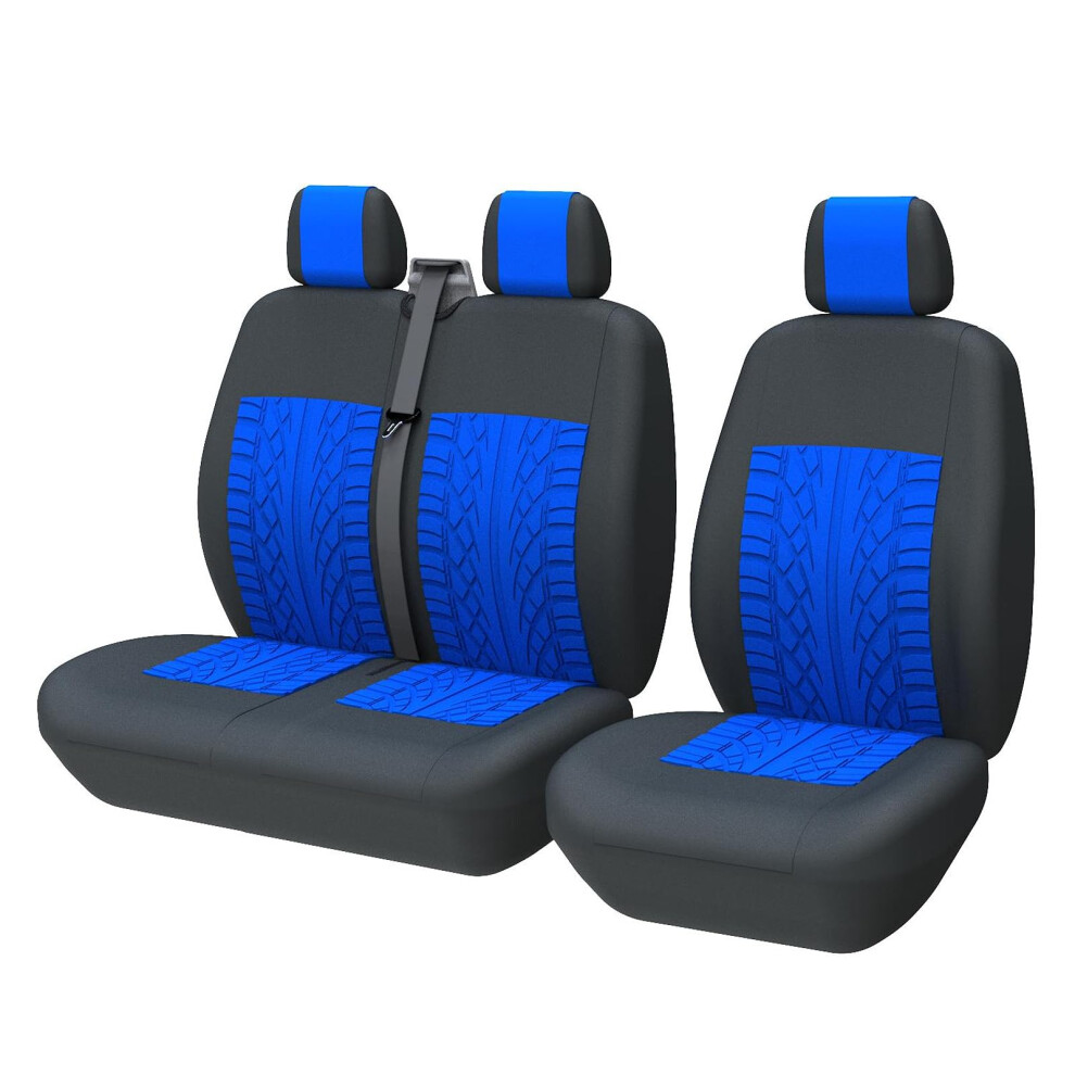 Toyoun Van Seat Covers Universal Fit Most Vans Trucks Lorry Front Seat Cover Single & Double Car Seat Covers For Single Driver And Double Passenger S 3657751277556