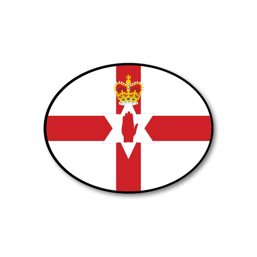 Northern Ireland Ulster Banner Flag Decal Â Premium National Flag Car Sticker Â Waterproof Vinyl, Fade-Resistant, Bubble-Free Application Â Vehi 8241039524880