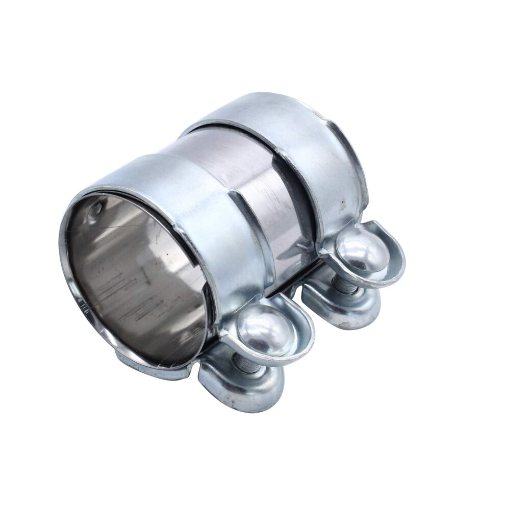 Takpart Exhaust Clamp Pipe Connector Double Clamp Exhaust Pipe Clamp Ã 65 Mm X 90 Mm 13278371 3420950099331